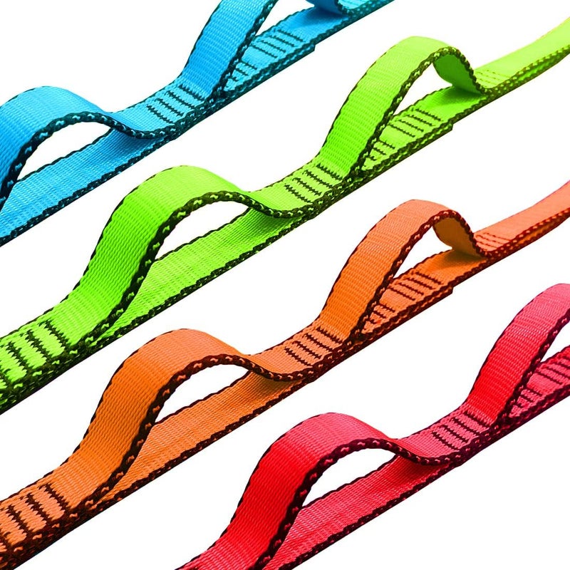 CAPARK 53 Inches Nylon Daisy Chains Rope Climbing Lanyard Straps Looped Strong Slings 23 kN Aerial Yoga Webbing - Image 2